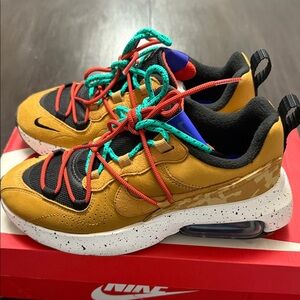 Nike Air Max Viva - Gold and Black with Red and Green Accents